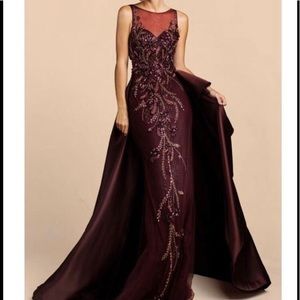 Beaded Formal Evening Gown Size 6